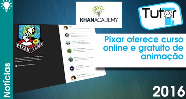 pixar oferece curso online e gratuito pela khan academy